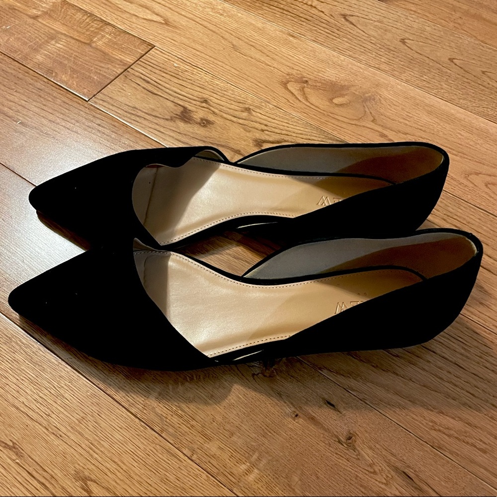 JCrew Zoe Suede D’Orsay Flats